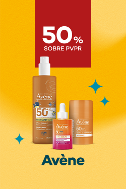 Protetores Solares da marca Avene com destaque promocional at&eacute; 35% sobre pre&ccedil;o de Venda ao P&uacute;blico Recomendado